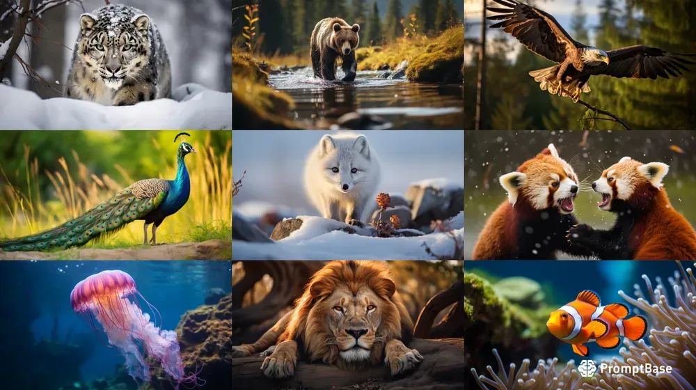 Photorealistic Animal Photographs