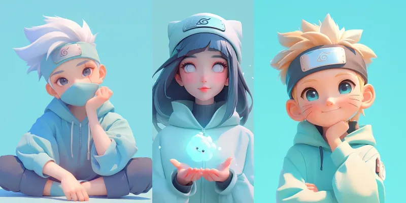 Cute Naruto Shippuden Character generated by undefined