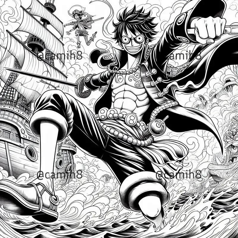 Dynamic Anime Coloring Pages