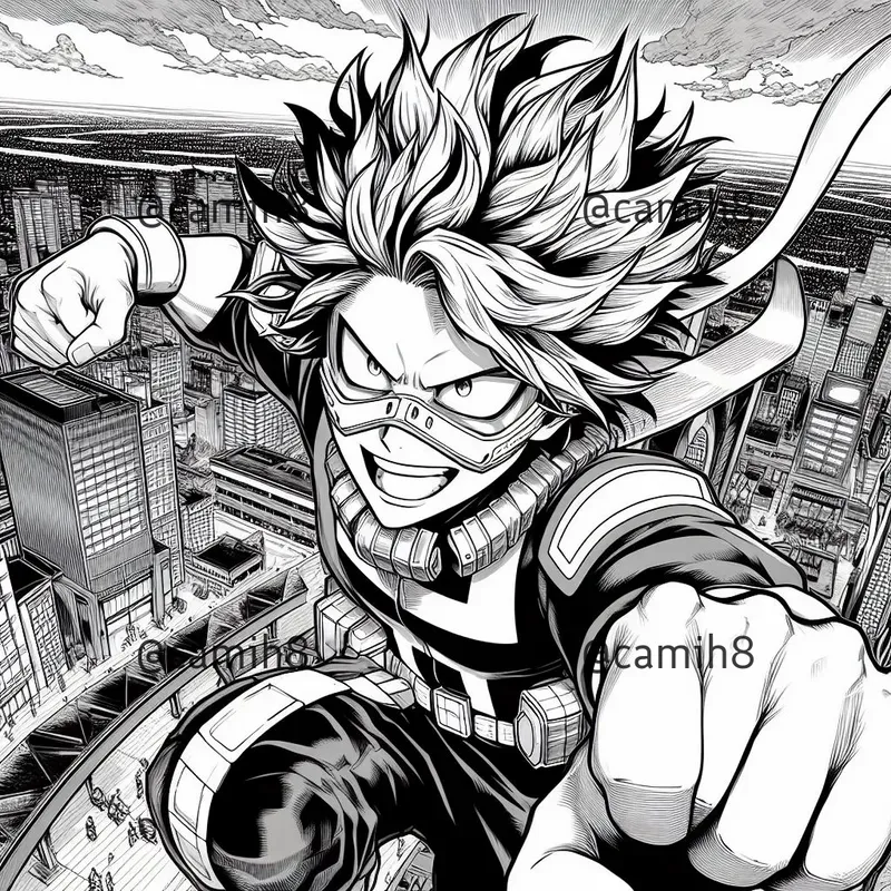 Dynamic Anime Coloring Pages