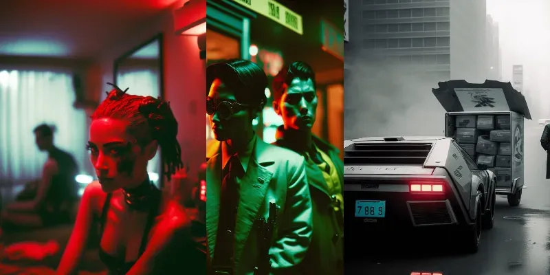 Futuristic Cyberpunk Movies generated by undefined