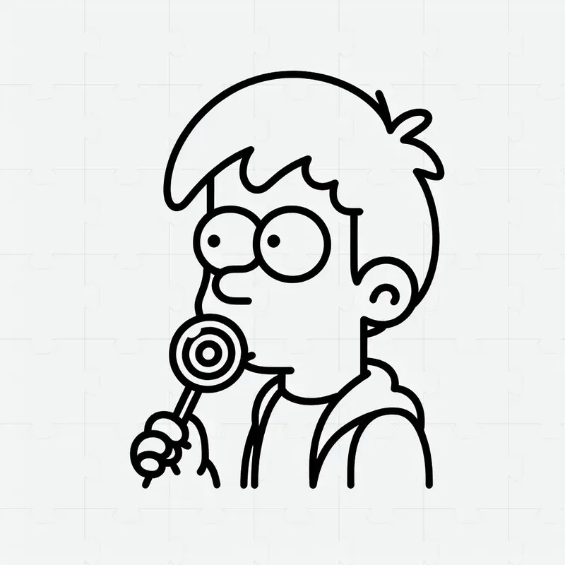 Lineal White Cartoons
