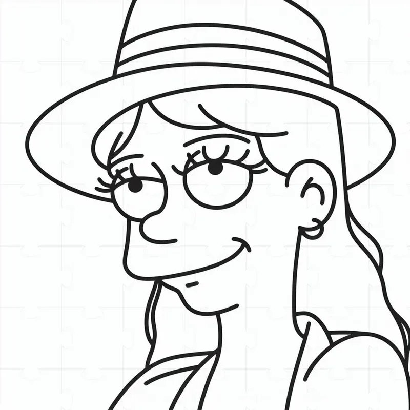 Lineal White Cartoons