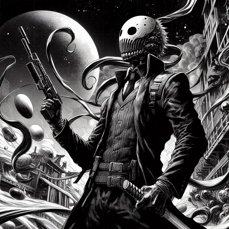 Anime Black And Whites