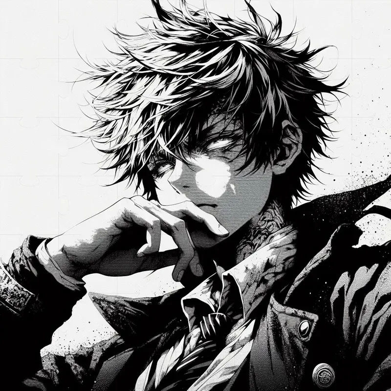 Anime Black And Whites