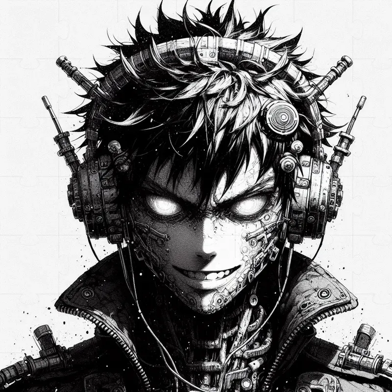 Anime Black And Whites