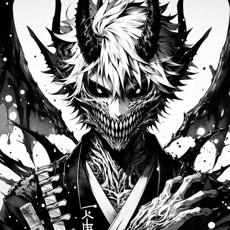 Anime Black And Whites