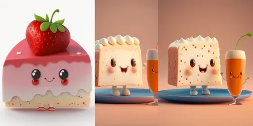 Happy Slices generated by midjourney