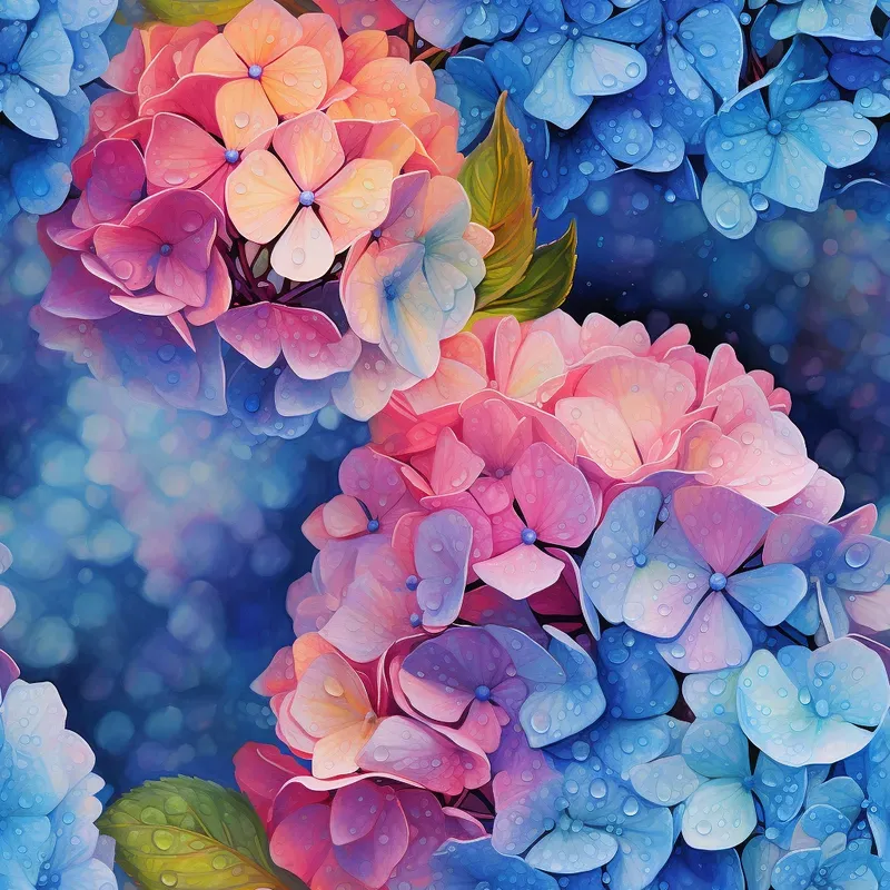 Floral Art Defined By Recursion Patterns