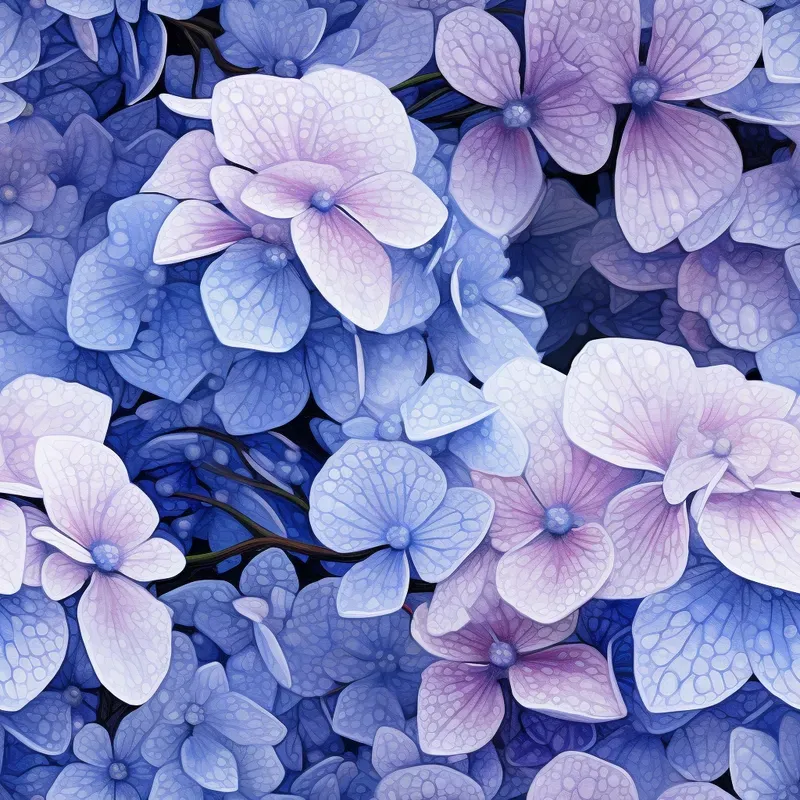 Floral Art Defined By Recursion Patterns