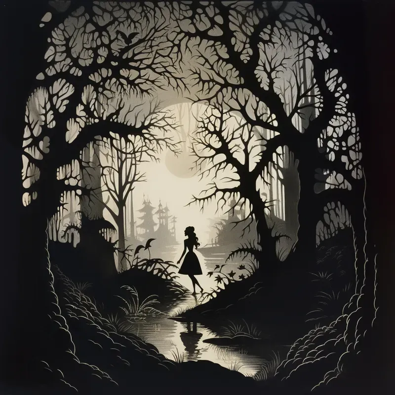 Dark Beautiful Whimsical Fairy Tale Art