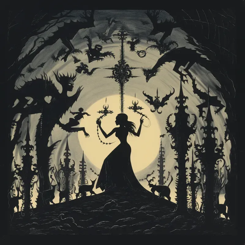 Dark Beautiful Whimsical Fairy Tale Art