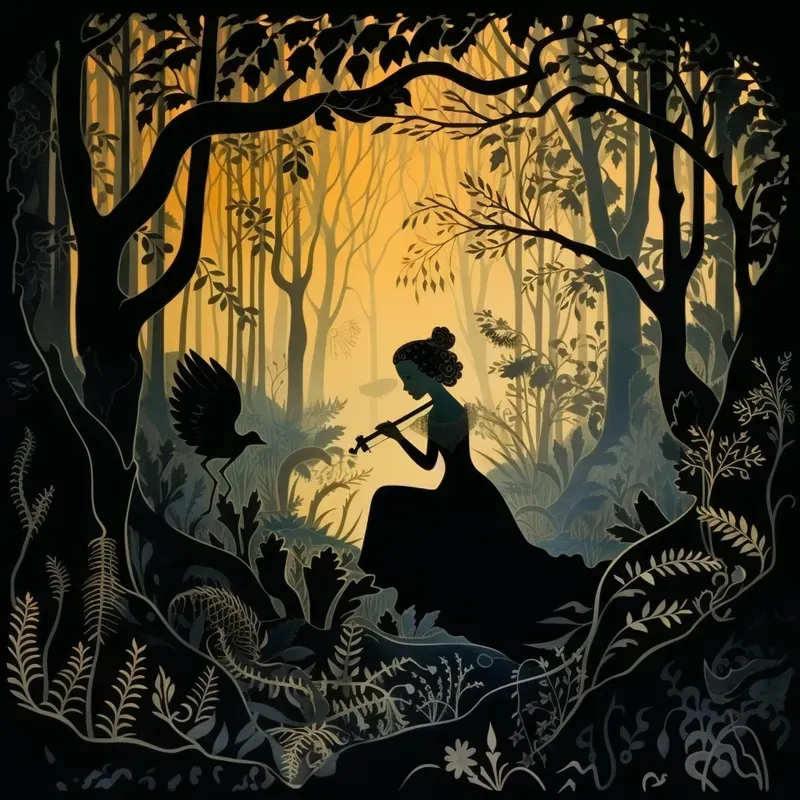 Dark Beautiful Whimsical Fairy Tale Art