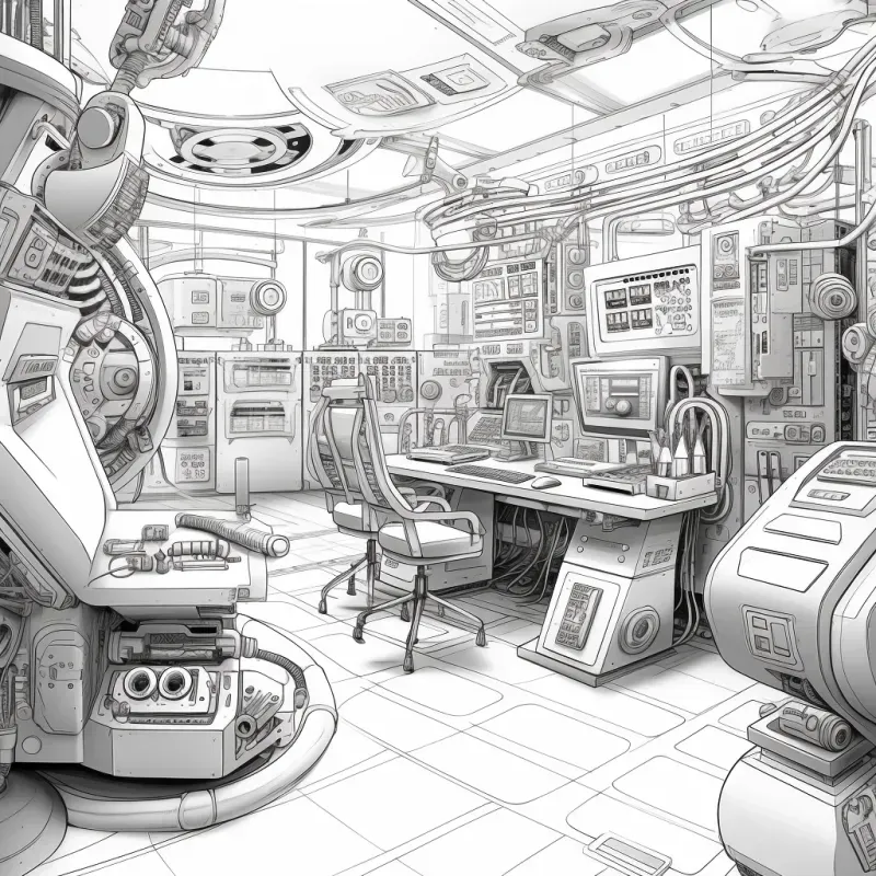 3D Adult Coloring Book Pages Any Scenes