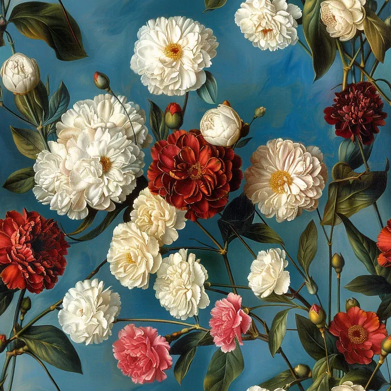 Seamless Exquisite Botanicals