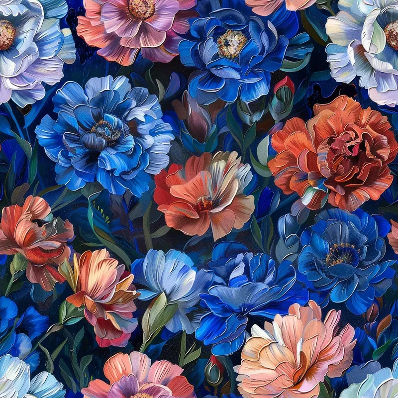 Seamless Exquisite Botanicals