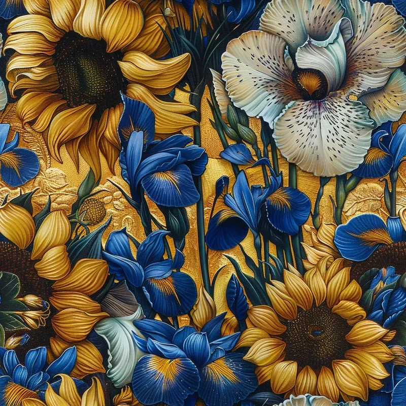 Seamless Exquisite Botanicals
