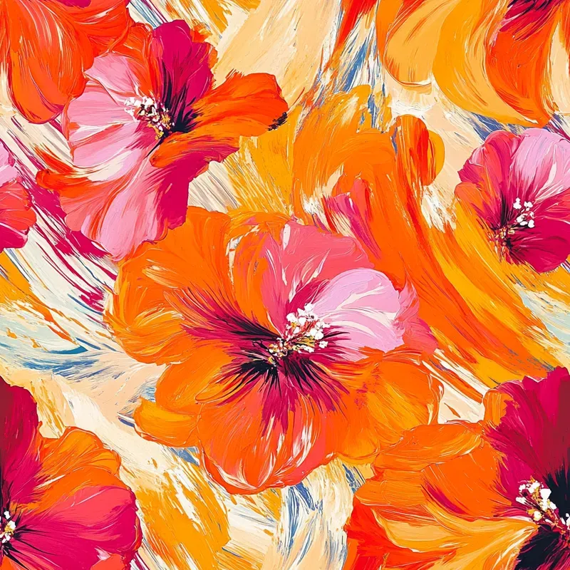 Abstract Expressionist Seamless Patterns