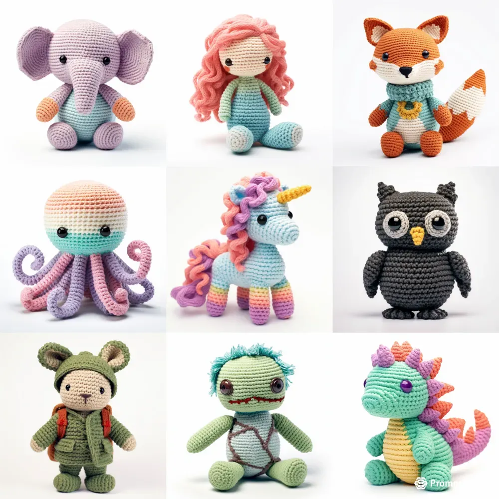Adorable Knitted Toys