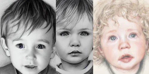 Child Portraits generated by dalle