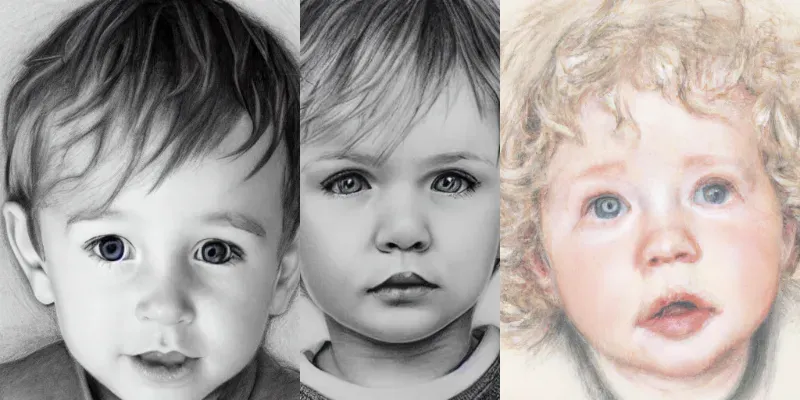 Child Portraits generated by undefined