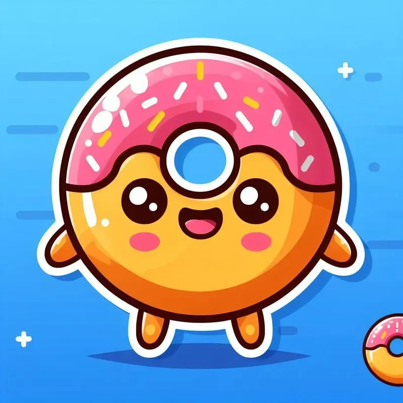 Cute Fastfood Stickers