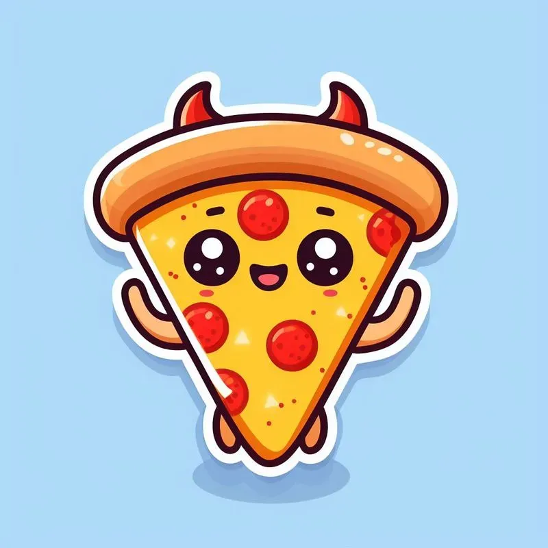 Cute Fastfood Stickers
