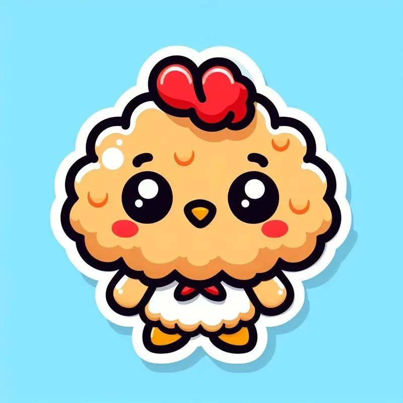 Cute Fastfood Stickers