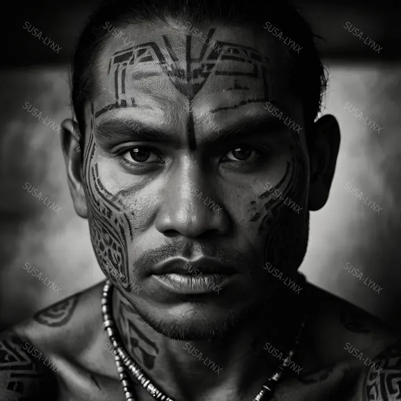 Realistic Black And White Protraits