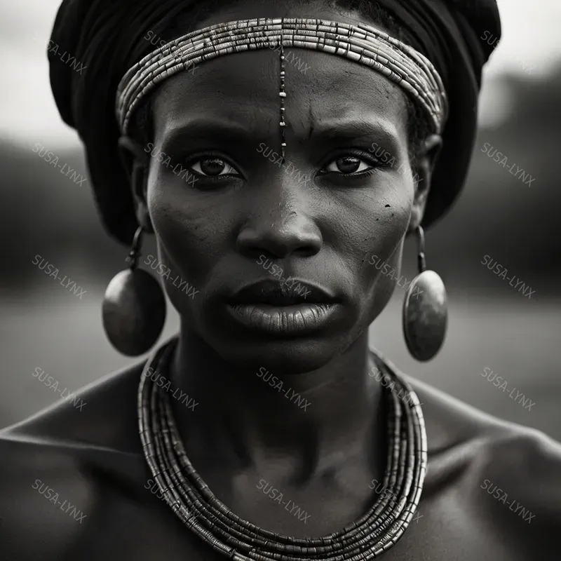 Realistic Black And White Protraits