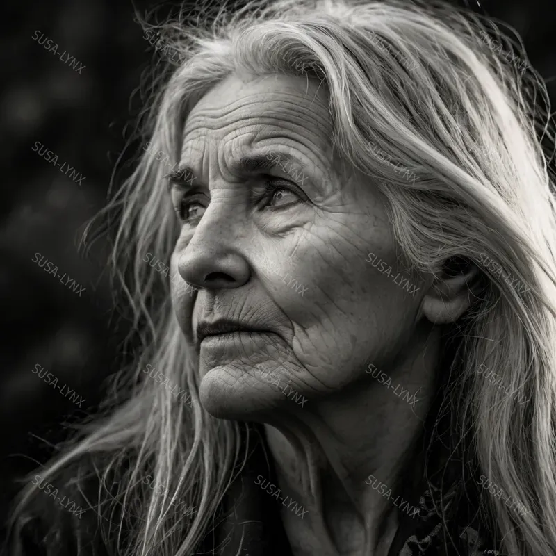 Realistic Black And White Protraits