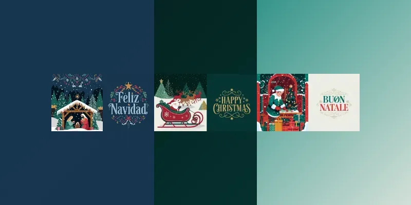 Beautiful Christmas Card generated by undefined