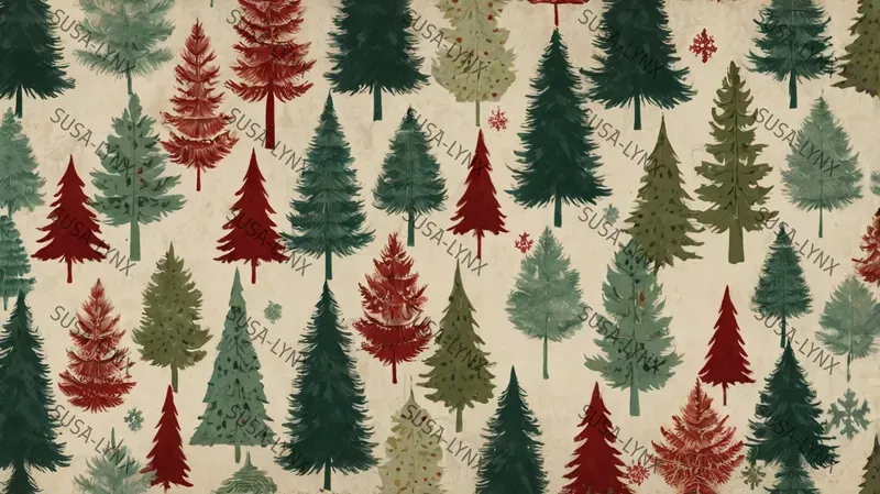 Vintage Retro Christmas Patterns