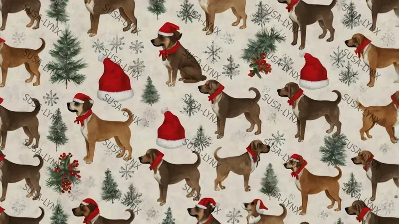 Vintage Retro Christmas Patterns