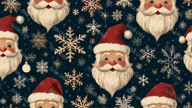 Vintage Retro Christmas Patterns