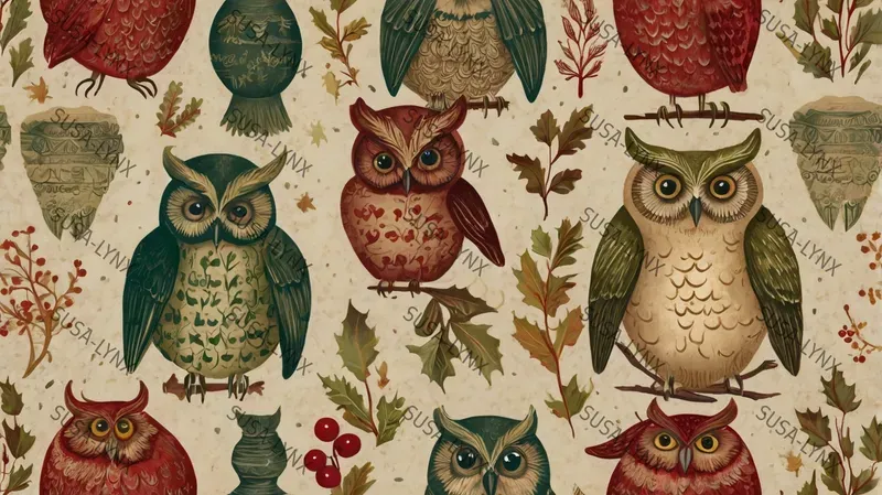 Vintage Retro Christmas Patterns