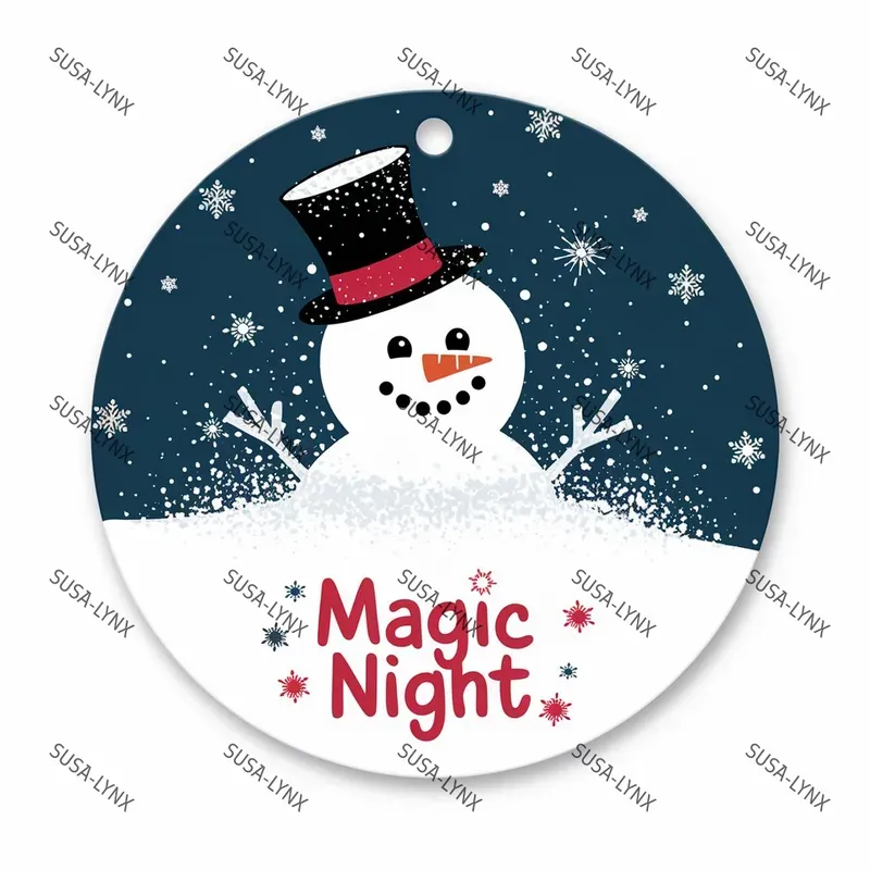 Magic Flat Christmas Ornament