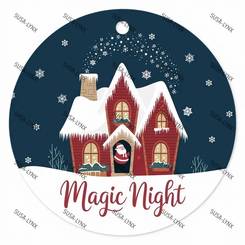 Magic Flat Christmas Ornament