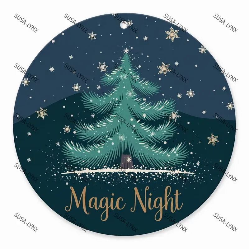 Magic Flat Christmas Ornament