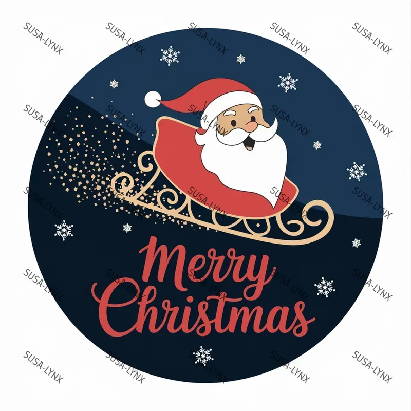 Magic Flat Christmas Ornament