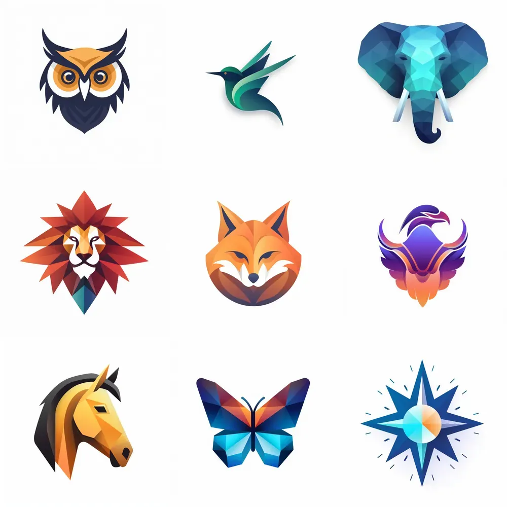 Minimal Animal Tech Logos
