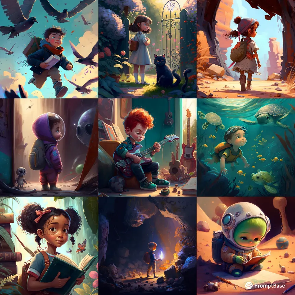 Scenes From Childrens Storybooks