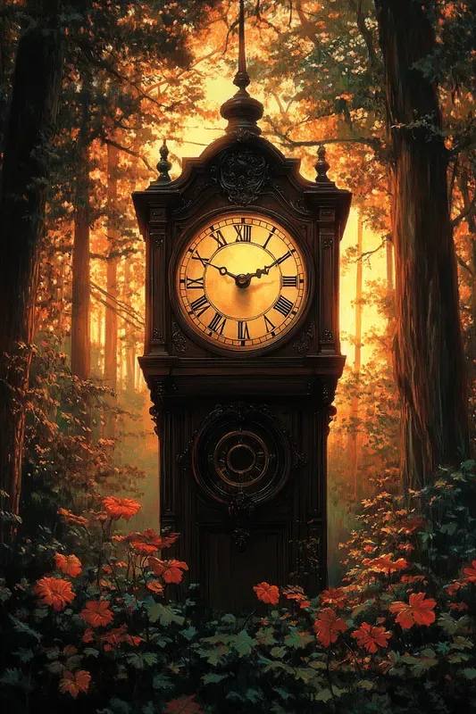 Vibrant Sunset Nature Paintings