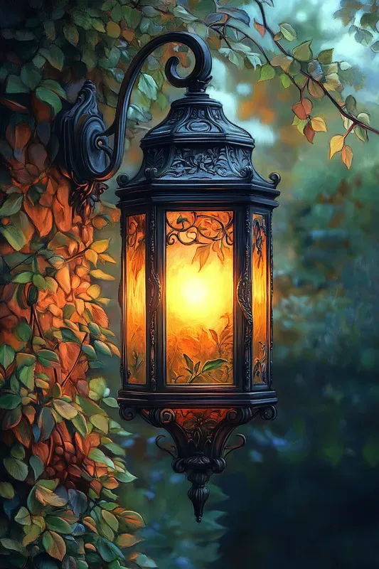 Vibrant Sunset Nature Paintings