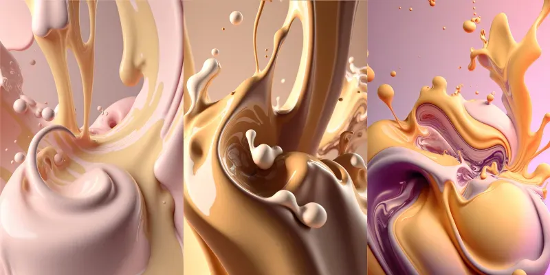 Splashing And Flowing Fluids generated by undefined