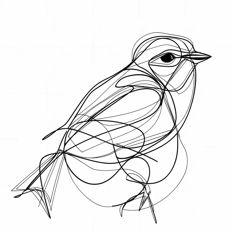 Abstract Line Art