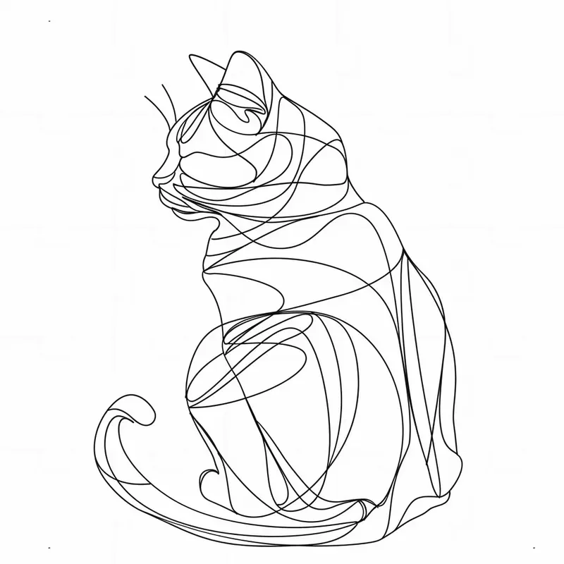 Abstract Line Art