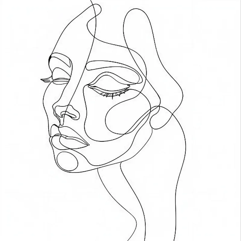 Abstract Line Art