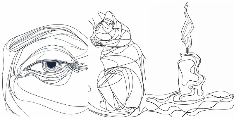 Abstract Line Art generated by undefined