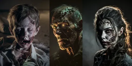 Zombies generated by midjourney